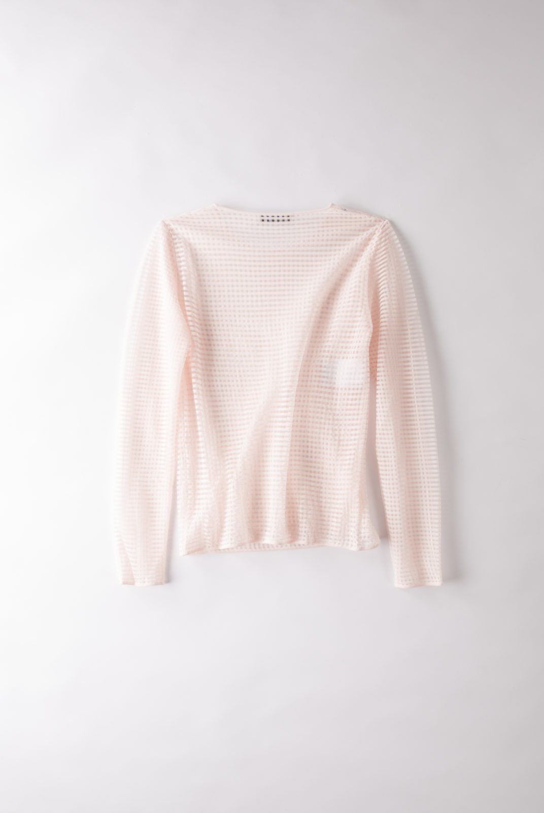 pull, transparent, rose, petits carreaux, graphique, Cédric Charlier