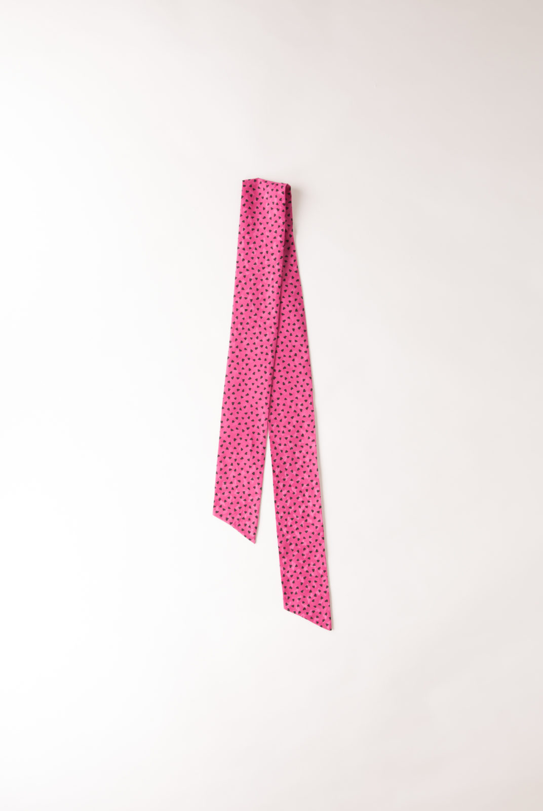 Robe Flora rose vif, à motif coeur, à porter droite ou ceinturée, vanessa seward